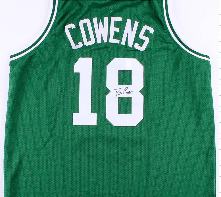 

cowens Signed Autograph signatured Autographed auto jersey shirts, Black;green