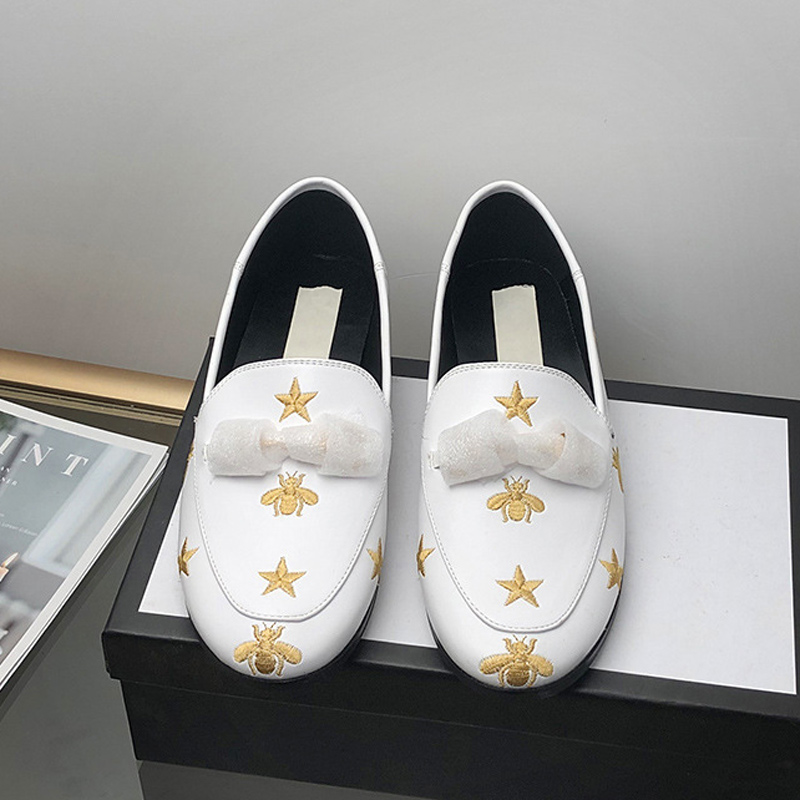 

Women Loafers Brand Designers 2021 New Autumn Flat Casual Walking Shoes Soft Leather Light Ladies Single Shoes Luxury Elegant, White