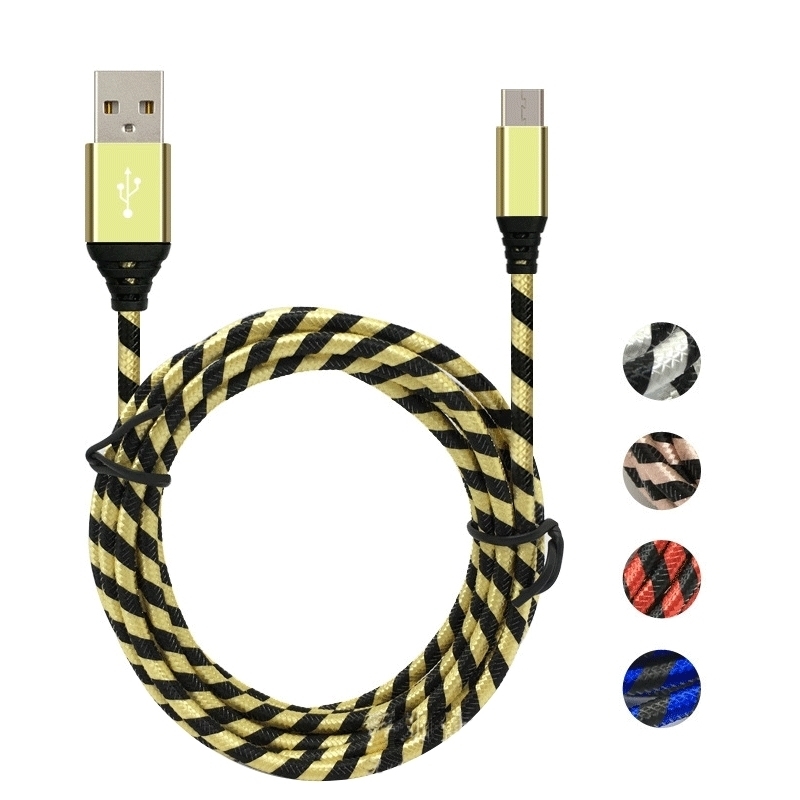

Micro USB Charging Charger Cable 3FT Long Premium Nylon Braided USB TYPE C Cable Sync data Charger Cord for Android Cellphone
