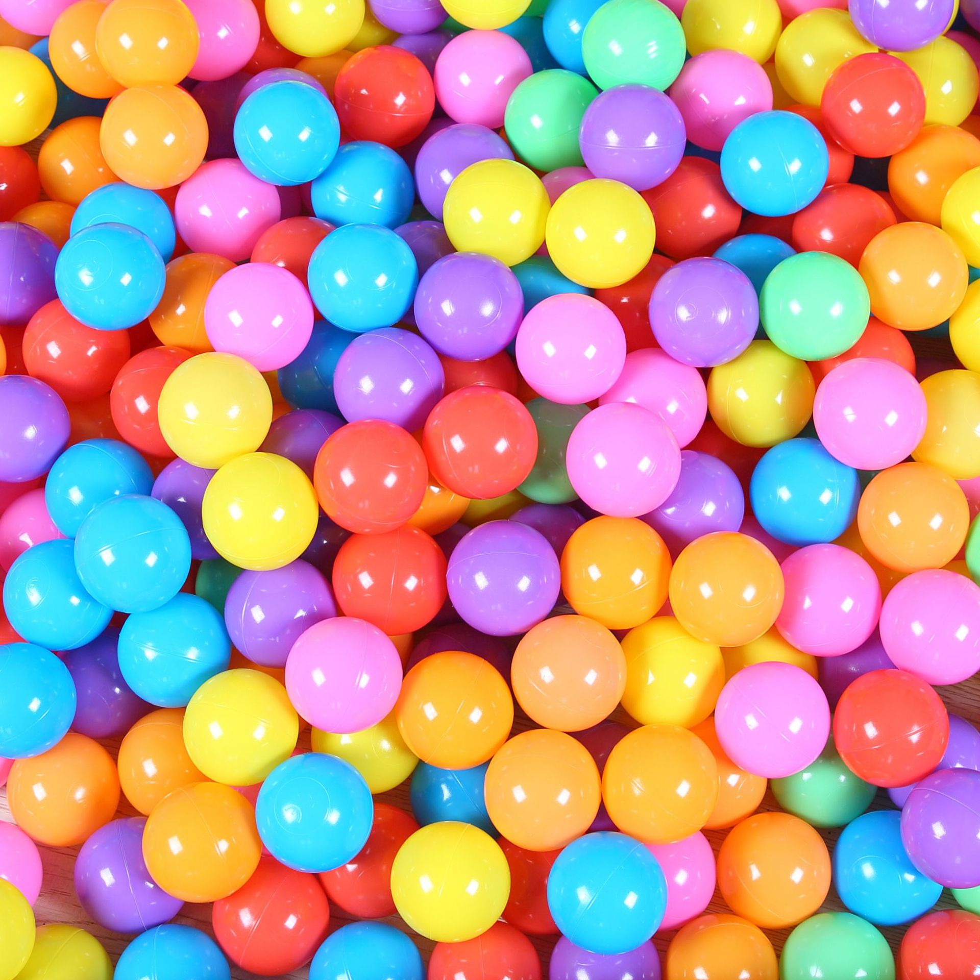 

5.5cm marine ball colored children's play equipment swimming ball Bath toy Non Toxic Colorful Ocean Ball FY9384