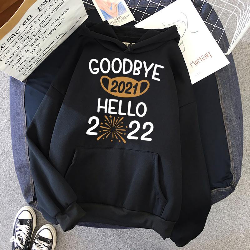 

Women's Hoodies & Sweatshirts Year Celebration For Women 2021 Printed Long Sleeve With Pockets Pullover Streetwear Pull Femme