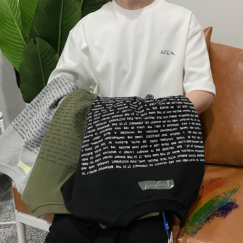 

2021SS T-SHIRT Men Women Tee Back Lettering Tops, White;black