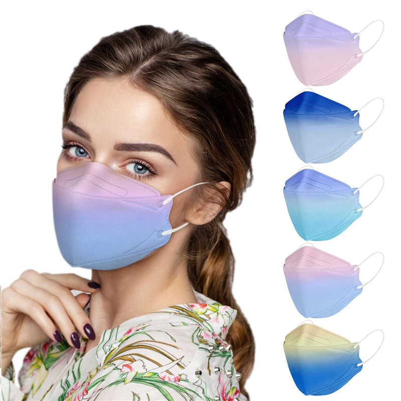 

KF94 Mask 4 layers Gradient Color Designer Face Masks