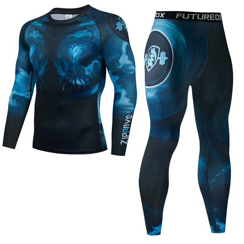 

Men's Tracksuits Two-piece Set Cool And Quick Drying Sports Bottoming Blouse Round Neck Pullover T Shirt Long Sport Pants Outfits, Gray