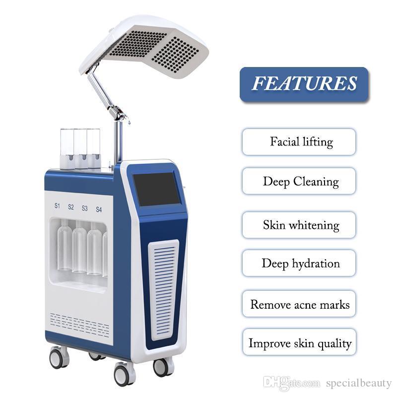 

Blackhead removal hydra dermabrasion facial machine skin care led lights oxygen whitening jet peel bio face lifting beauty