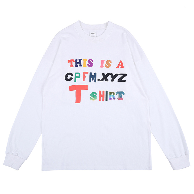 

2021 New This Is It. Cpfm Fashion Men's Plaid T-shirt Dft5, White