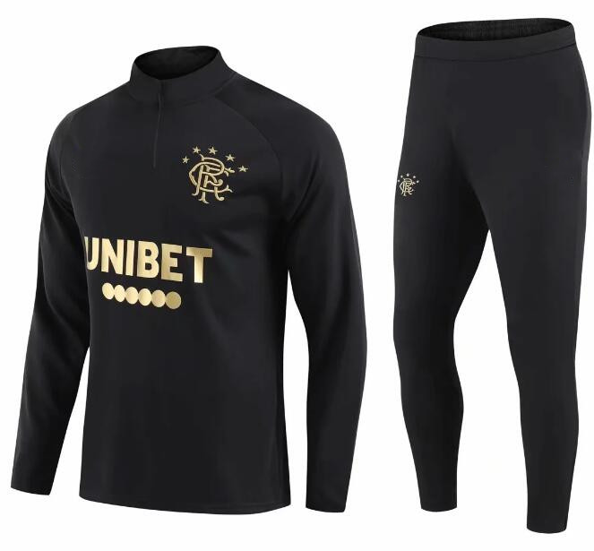 

2020/21 Rangers soccer jacket Glasgow shirt Morelos Windass Dorrans Candeias Tavernier Pena Rangers sports wear Training suit, Black