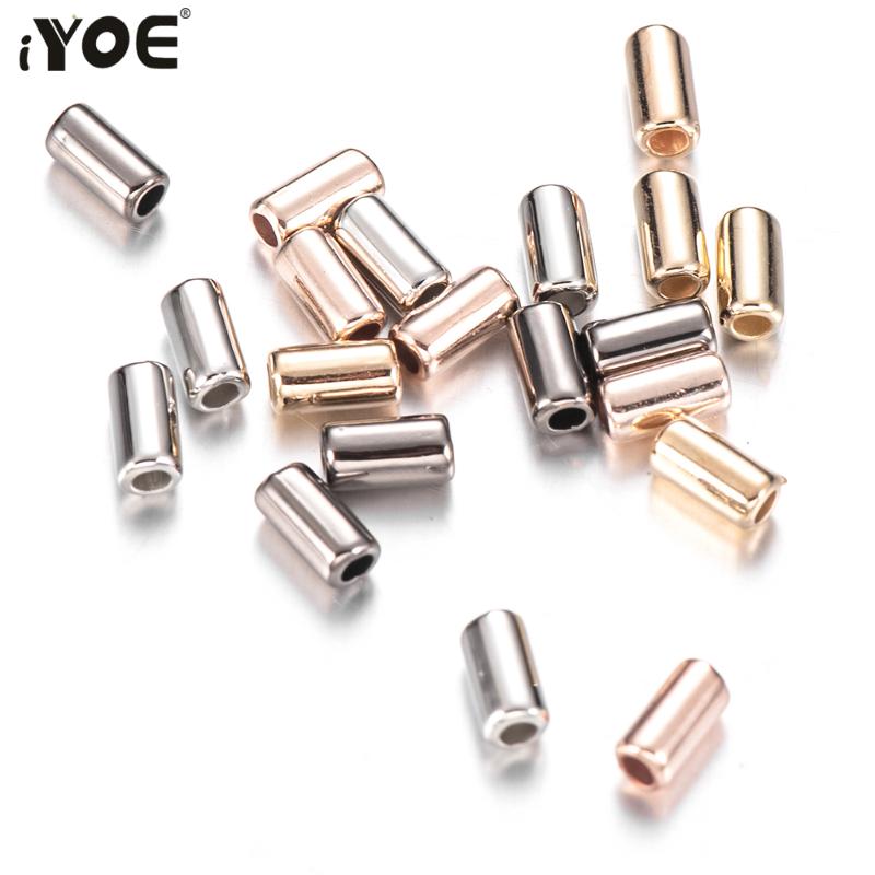 

Other IYOE 100/200/300pc 3X6mm Multicolor Cylinder Tube Beads Loose Spacer CCB For Jewelri Findings Making Bracelet Needlework