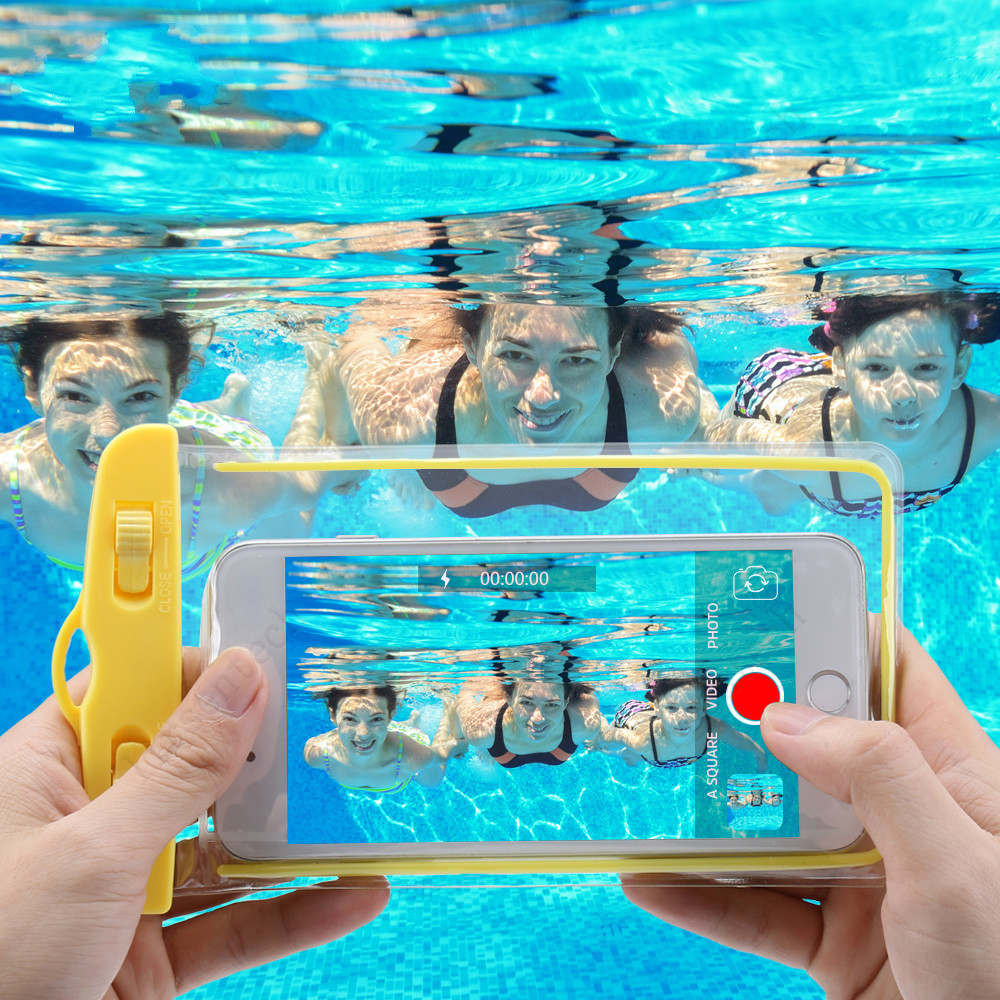 

noctilucent waterproof pvc 7/6 mobile phone 6 pouch iphone case for diving swimming plus cell protective bag 7 sports s wsvjx