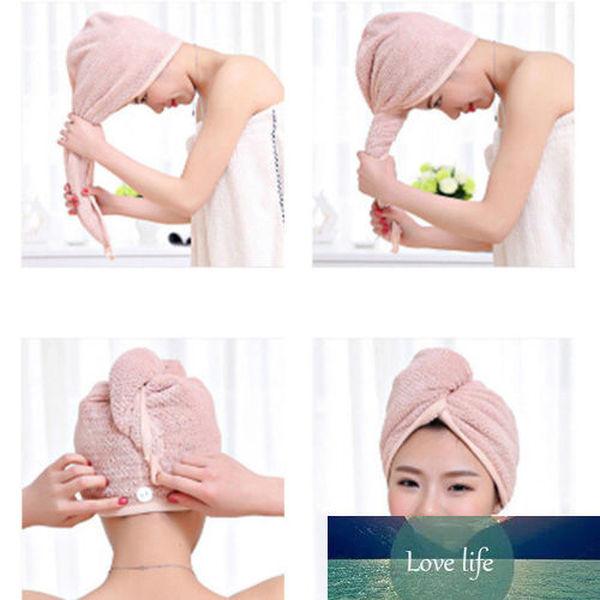 

Microfibre Quick Dry Turban Cap Magic Hair Drying Towel Hat Wear Spa Sleepwear Sleeping Towel, As pic