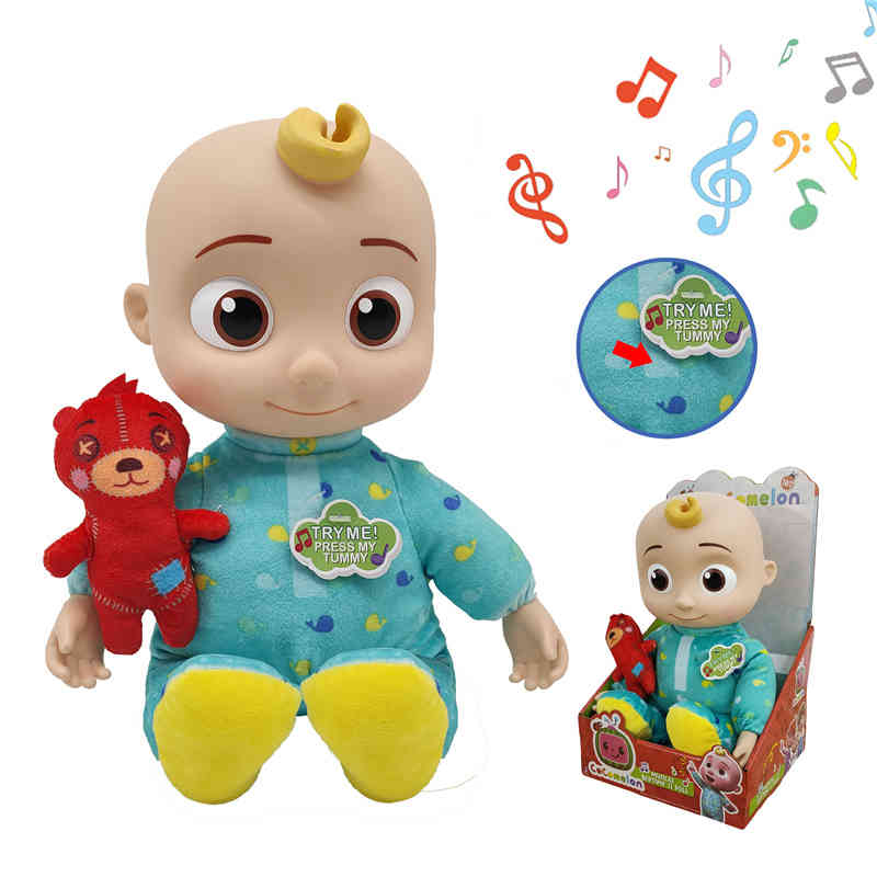 

2021 Baby JoJo Boy plastic cocomelon jj baby singing doll cocomelon Musical Doll Animation toys for gifts
