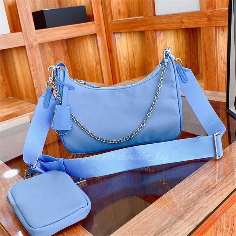 

CLASSIC FLOWER Luxurys 2021 Fashion Designers Shoulder Bags Nylon Hobos Purses Letter Mobile Phone Famous Crossbody Handbag Women Handbags S