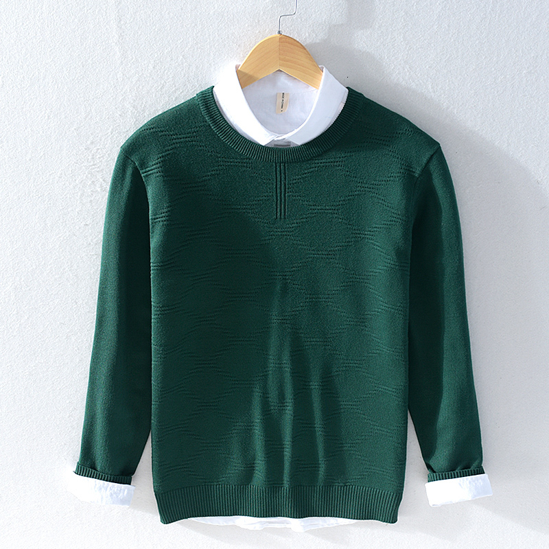 

2021 Autumn and Winter New Style Italy Casual Maglione Sweaters for Men Trend Comfortable Sweater Mens Svetr Sweatshirt Rvnd, Green