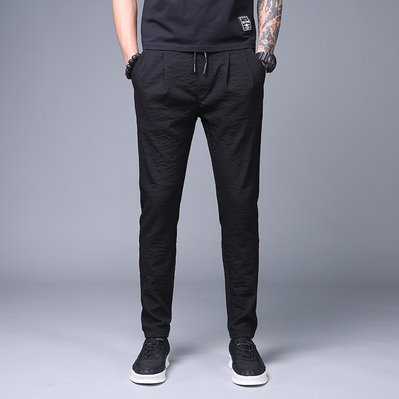 

2021 New Autumn Streetwear Fitness Men Hip Hop Sweatpants Pockets Casual Joggers Unisex Harajuku Sportswear Track Y9ol, Black