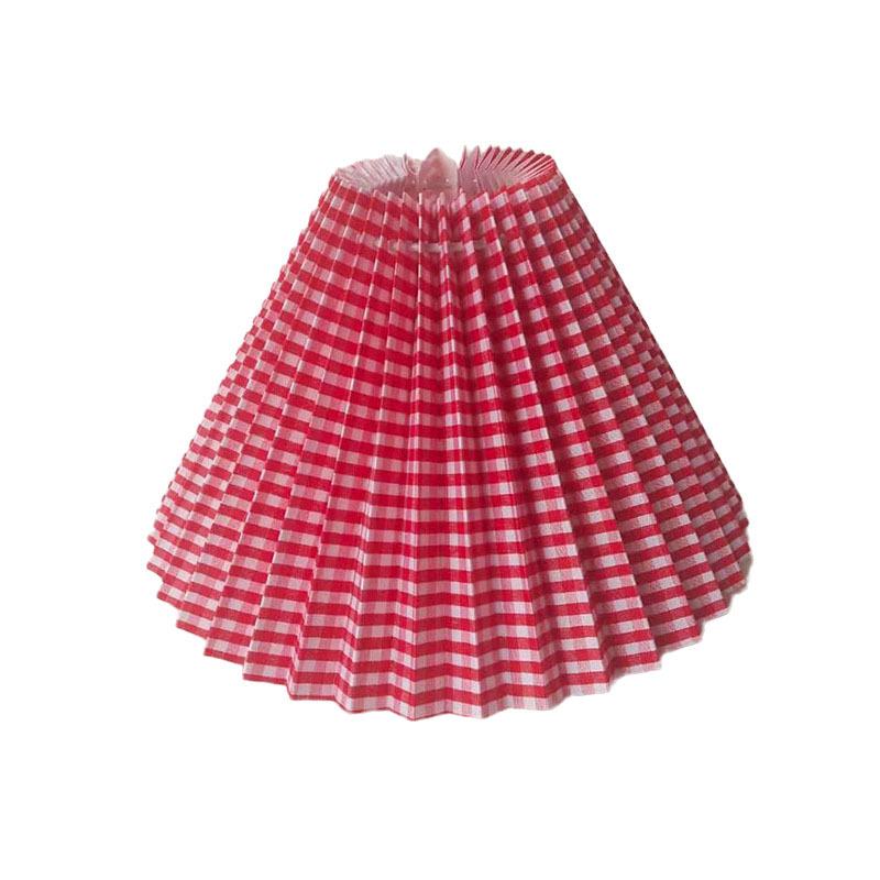 

Lamp Covers & Shades Pleated Creative Lampshade Shell Bedroom Bedside Table Floor Anti Dazzling Cloth Cover Accessories