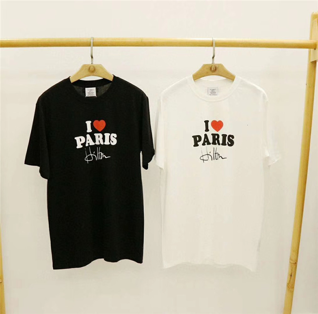 

2021 New t Camisa Masculina Mulher Oversize Casual Letras Vermelhas Para Alugar Alta Qualidade Bordado Vetements T-shirts 8vpi