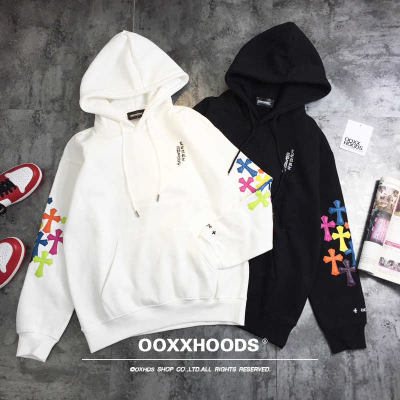 

Chromes New Spring Hooded Men's and Women's Sweaters, Black