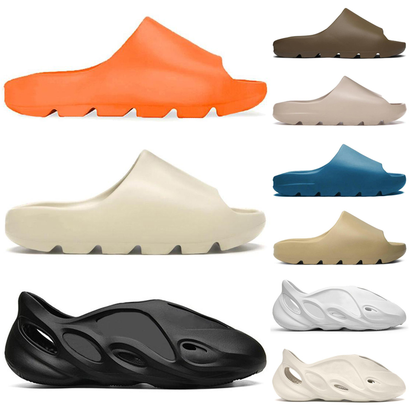 

foam slides runner shoes men women sandal slippers slide sandals Enflame Orange Pure Resin mens slipper trainers szie 36-47