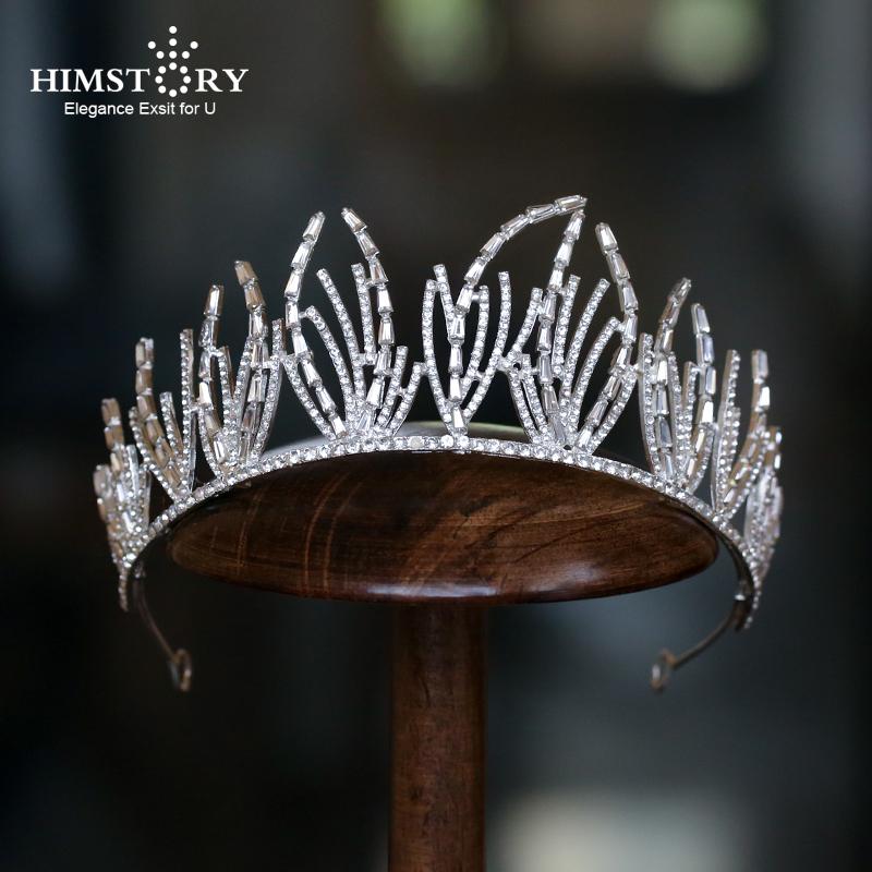 

Hair Clips & Barrettes Himstory Princess Crystal Gold Tiaras And Crowns Headband Girls Love Bridal Prom Wedding Party Accessiories Jewelry