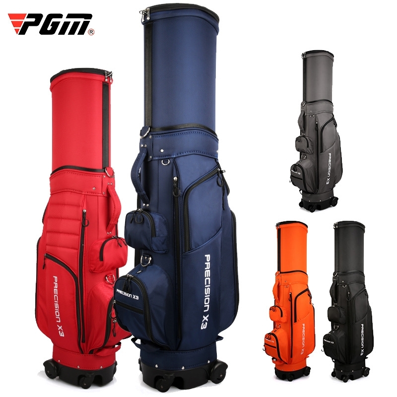 

PGM straight golf men's and women's air consignment universal four-wheel telescopic bag with brake
