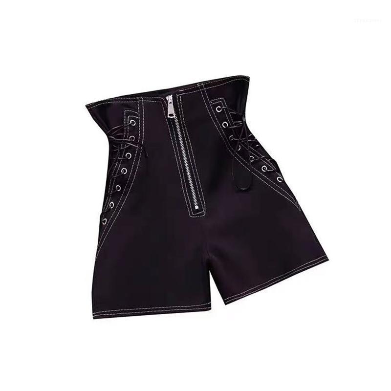 

Women' Jeans The Korean Version Of Summer 2021 High-Waisted Slim Straight Leg Jean Shorts, Black