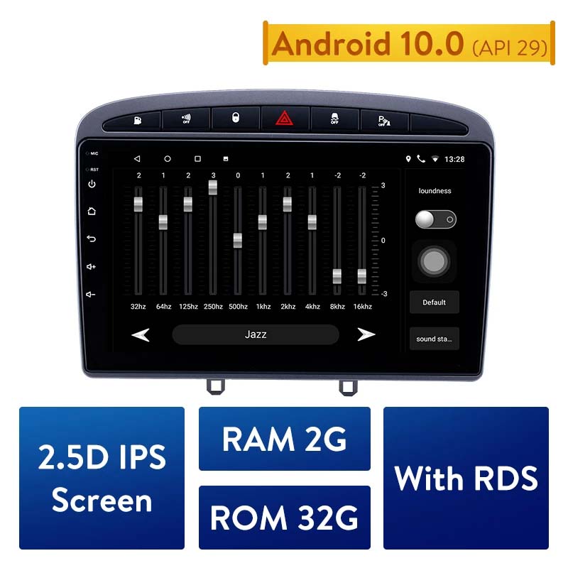 

9 inch Car dvd Stereo Player For 2010- 2016 PEUGEOT 408 with GPS Navigation Head Unit Mirror Link USB IPS Android 10.0 RAM 2GB