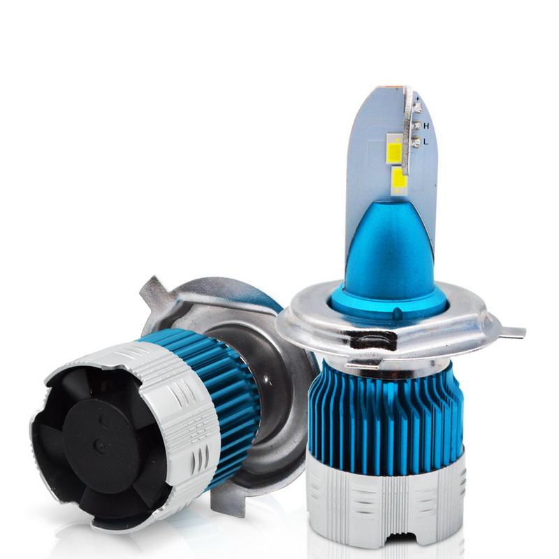 

Car Headlights Safego H4 H7 LED Headlight Bulbs H11 H8 H9 COB Chips 26WW 3000LM 6000K Hi Lo Auto Headlamp Light 12v
