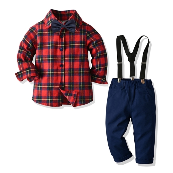 Children's Clothing 2021 Autumn Winter New Baby Boys Clothes Long sleeve + Trousers Toddler Sport Suit Kids Costume For Boys Set X0802-image-734961303