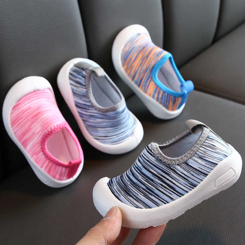 

Spring Infant Babies Boy Girl Shoes Sole Soft First Walkers Solid Footwear For born Toddler Sneakers 3 Colors Available 210722, Pink