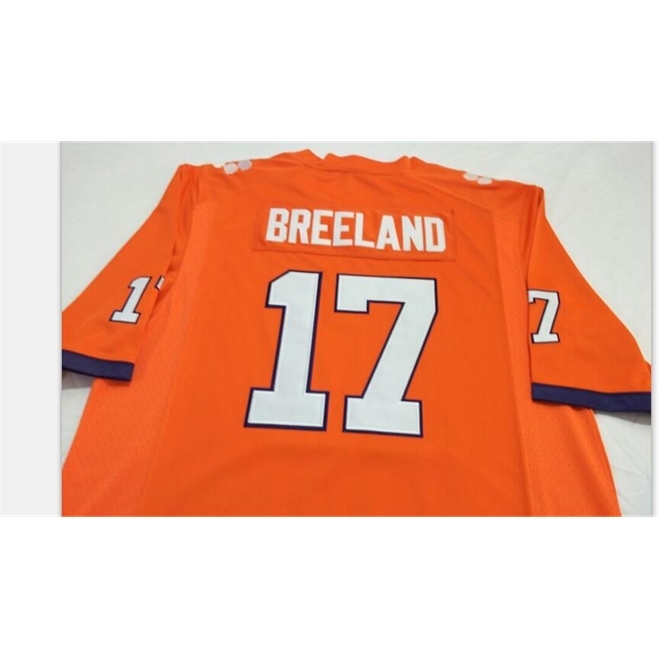 

cheap men rare Clemson Tigers Marcus Gilchrist Bashaud Breeland real Full embroidery Jersey Size S-4XL or custom any name or number jersey, White