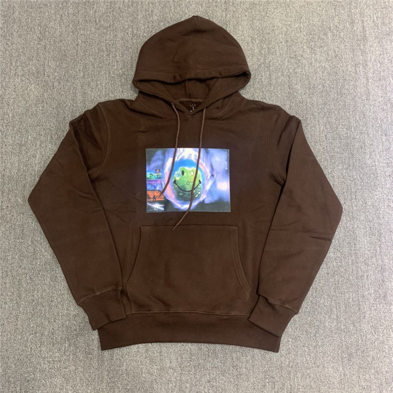 

2021 20fw New Top Bleached Brown Hoodie Men Women Best Quality Cactus Jack Pullover Hooded Sweatshirts 0k0i