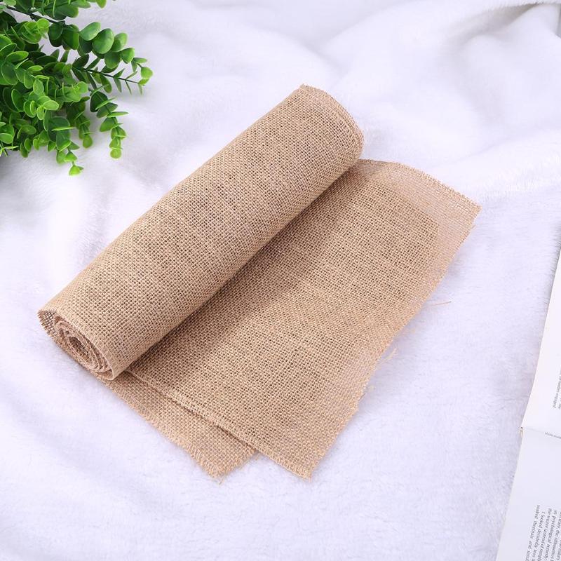

Table Cloth 30cm Elegant Runner Mat Linen Vintage Wedding Party Tableware Rectangle Home Daily Decorative Accessories, 30x100cm