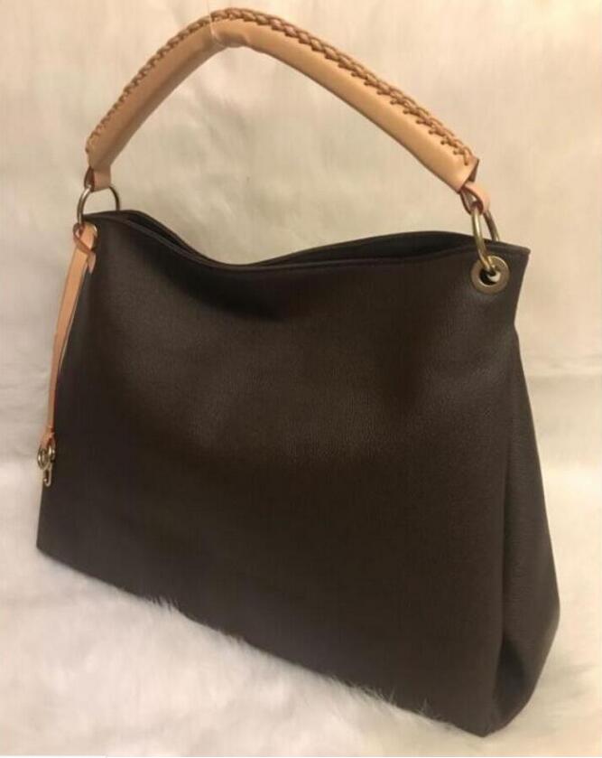 

solds womens pruse Women luxurys designers bags Lady Leather Artsy Handbag Tote Crossbody Purse On Chain Shoulder bag, Brown flower