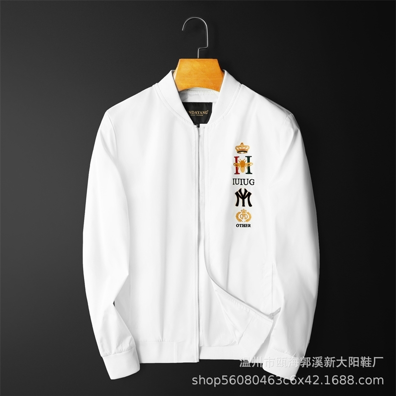 

Iug autumn and winter new jacket design casual fashion men's wear, White