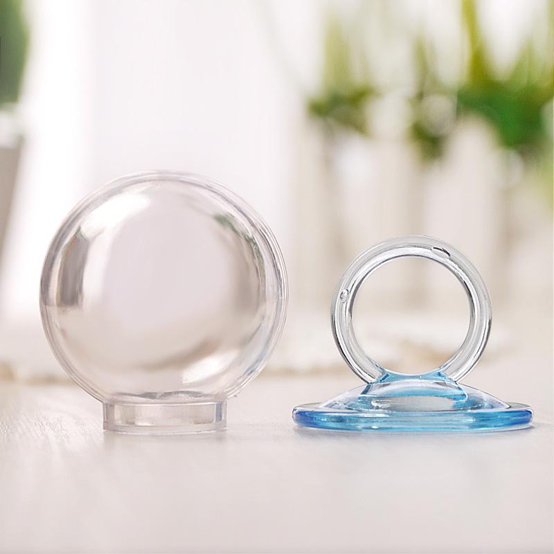 

12pcs Candy Box Grade Nipple Transparent Plastic Candy Box Container for Halloween Children BOM666