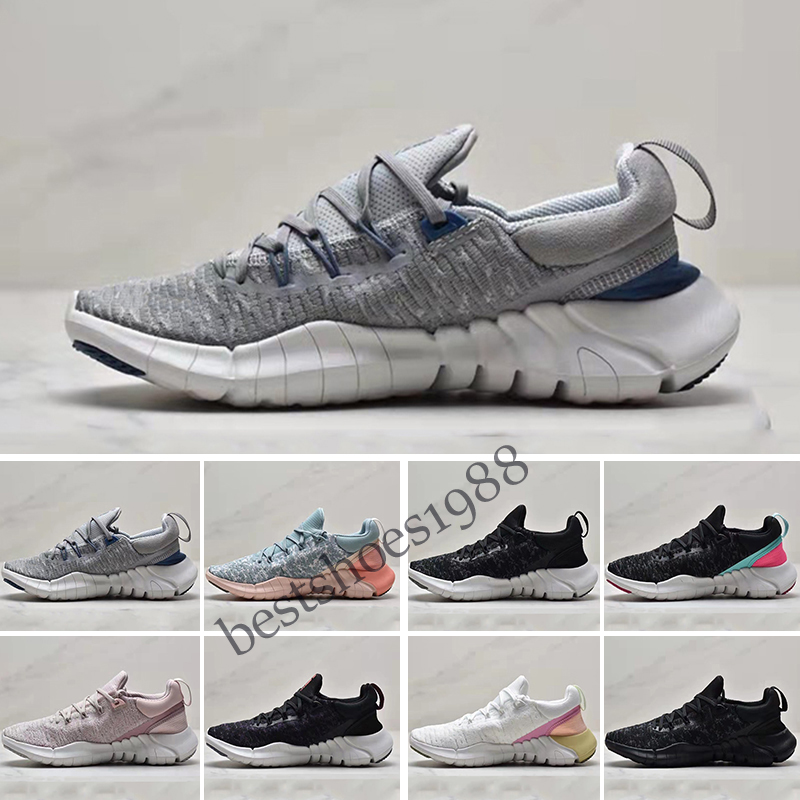 

Free RN Fly Men's casual Shoes Mens Womens High Quality 5 5.0s Shock Absorption Fashion breathable lightweight Sports Sneakers 5.5-12, Color 2