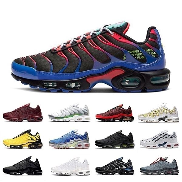 

High quality Parachute TN Plus Just It Black Bred Sunburst Men Running Athletic Shoes Multicolor OG Cushion outdoor Sports Sneakers 40-46, Color#15