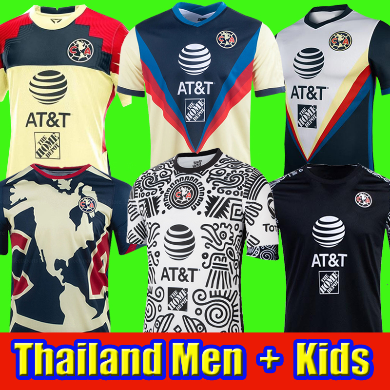 

2020 2021 LIGA MX Club America Soccer Jerseys GIOVANI 20 21 Men +kid kits woman Football shirts uniforms, Training white kid