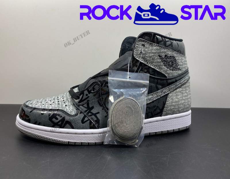 

2022 1 High OG Rebellionaire Mens Basketball Shoes womens 1s Black White-Particle Grey outdoor Running Sports 555088-036 Sneakers Size 36-47