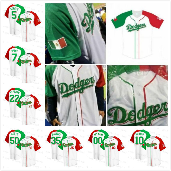 

Max Muncy 2021 Mexican Heritage & Connect City Custom Jersey Mookie Betts Julio Urias Bellinger Albert Pujols Scherzer Justin Trea Turner Ke, Blue;black
