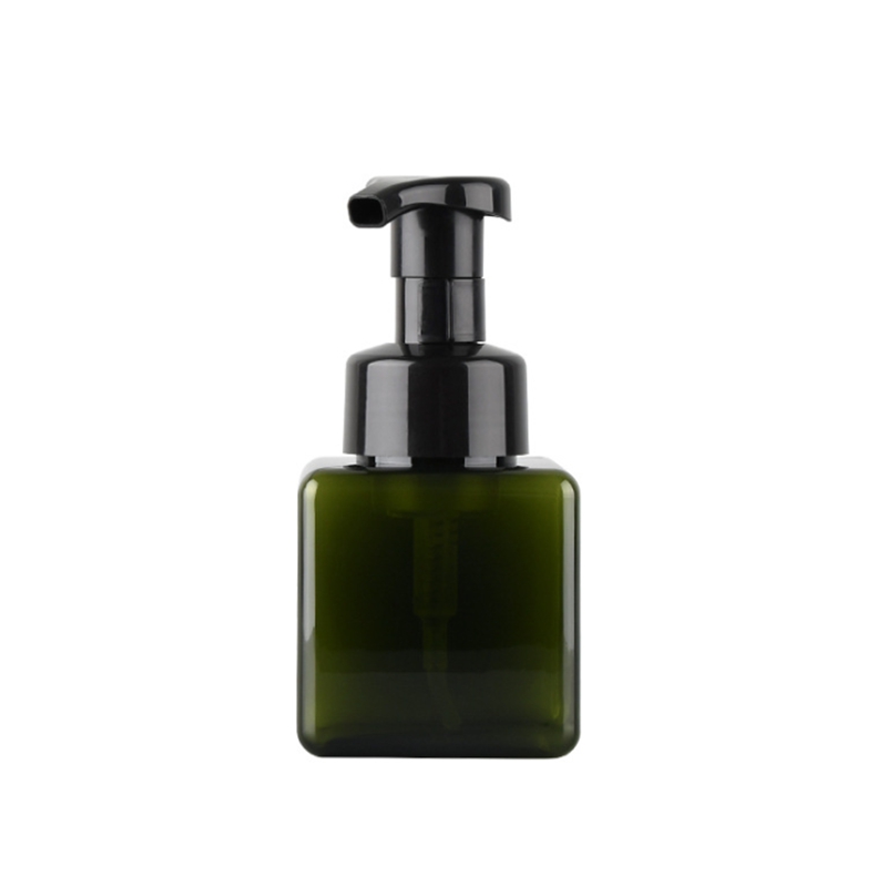 250ml square PETG mousse foaming bottle-image-703635232