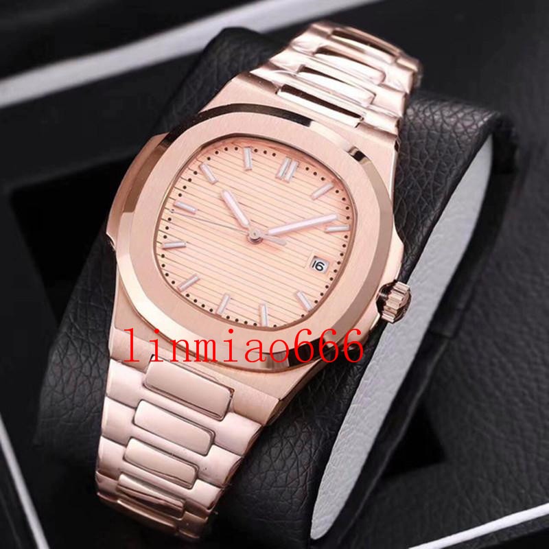 

2021 new selling high-quality men's casual sports watch automatic movement sapphire glass silver and gold, Slivery;brown