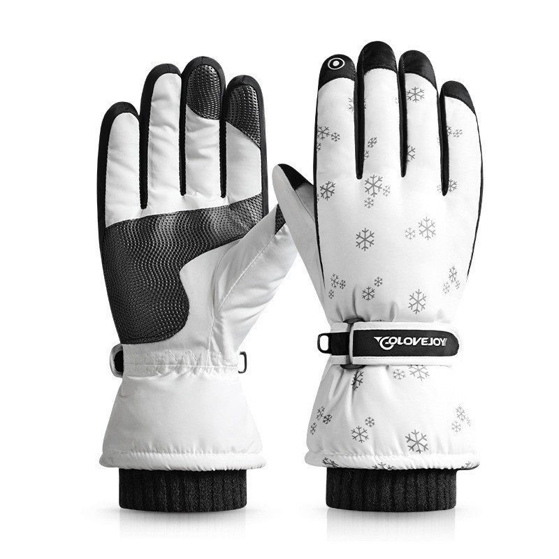 

High Quality Soft Keep Warm Lining Waterproof Anti-slip Ski Gloves for Women