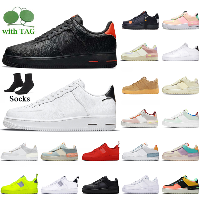 

Size 36-45 NIK One Shadow Air Force 1 Running Shoes Black Orange ZigZags 07 LV8 Utility Red Volt Tropical Twist Sail Barely Green Top Fashion Airforce Trainers Sports, B16 beige pale ivory 36-40