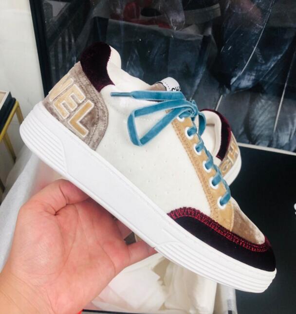 

2021 C Luxurys Designers Shoes Women sports shoes Factory_footwear velvet Sneaker famous luxury designers women Sneakers Lulu Align Leggings, Black