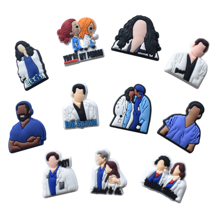 

Fast timeliness Doctor Shoe Decoration Clog Charms nurse PVC shoe charm for Croc Decorations