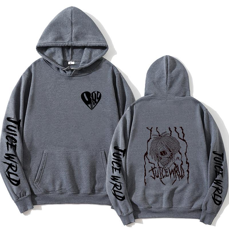 

Men' Hoodies & Sweatshirts Print Juice WRLD Men Women Hooded Hip Hop Fashion Casual Hoodie Boys Girls White Pullovers, Red