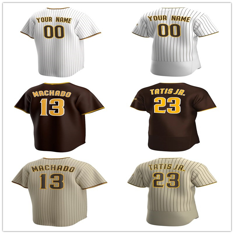 

Custom Manny Machado Jersey Blake Snell Fernando Tatis Jr. Yu Darvish Tony Gwynn Chris Paddack Wil Myers Jake Cronenworth Eric Hosmer Baseball Jerseys, Lady white