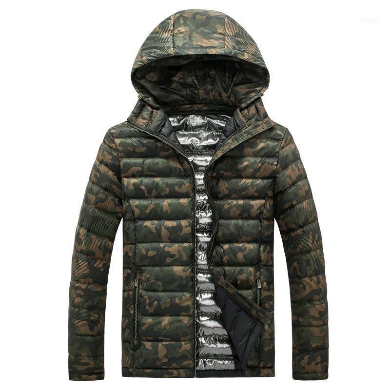 

Thick Warm Coat Camouflage Parkas1, Blue