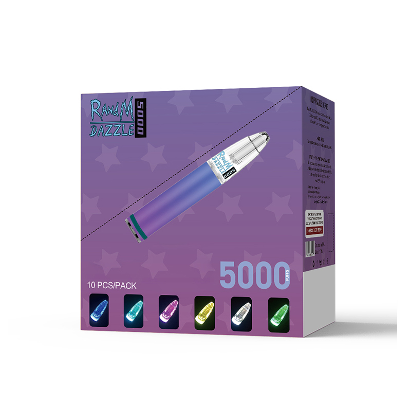 

Hot-selling Randm Dazzle 5000 puffs Disposable Device cigarettes R and M factory Fumot original 2000 2400 2600